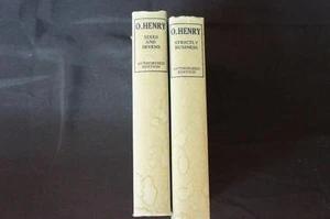 2  O. HENRY BOOKS: STRICTLY BUSINESS, AND  SIXES AND SEVENS 1927 - Picture 1 of 1