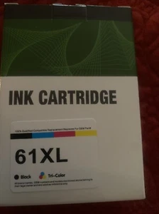 HP 61 XL Black Tri-Color Ink Cartridge - Picture 1 of 4