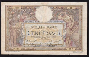 FRANCE --- 100 FRANCS 1914 ----- F/VF ----- - Picture 1 of 2