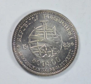 XVII Exposición de Arte Europeo 500 escudos plata 1983 UNC - Imagen 1 de 2