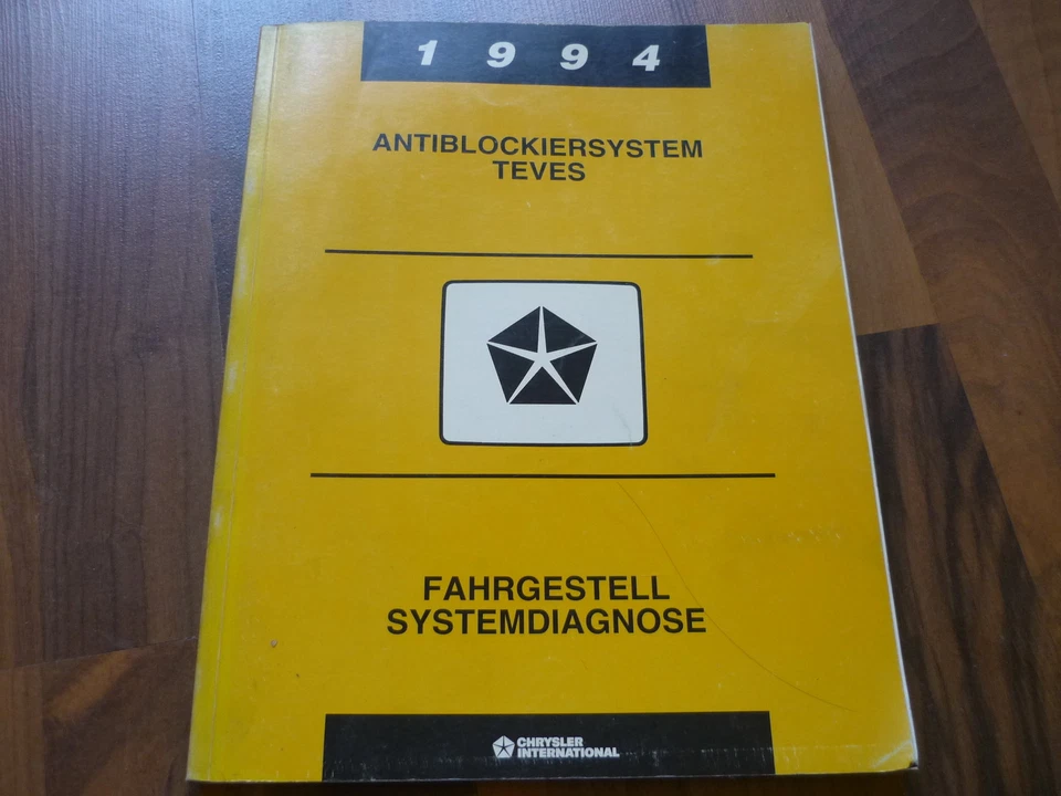 #J052 JEEP CHEROKEE GRAND WRANGLER 1994 ABS TEVES DIAGNOSE WERKSTATT HANDBUCH - Bild 1 von 1