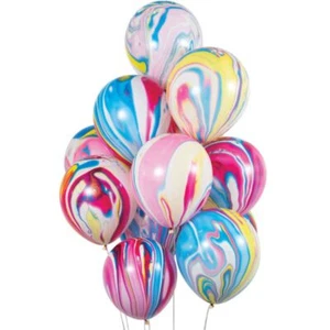 Marble 12 Inch Latex Balloons 12 Per Pack Party Balloons Decorations Supplies - Picture 1 of 1