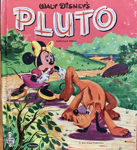 Vintage 1957 Walt Disney's Pluto Tell-A-Tale Books Whitman Publishing - Picture 1 of 6