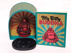 Incense Burner Itty Bitty Buddha Travel Set Laughing Buddha Book - Picture 1 of 5