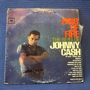 THE BEST OF JOHNNY CASH RING OF FIRE GREATEST HITS Ultrasonically Cleaned EX - Picture 1 of 7