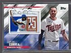 2022 Topps Update Special Event Patches #Sep-Cc Carlos Correa Minnesota Twins