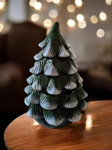 Retired-Gold Canyon Candle Snowy Spruce Weihnachtsbaum Wachs Pod Wärmer ID:79534 - Bild 1 von 5