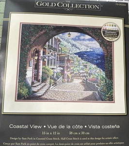 Dimensions Gold Collection Coastal View #70-35265 Counted Cross Stitch Kit NEW - Picture 1 of 7