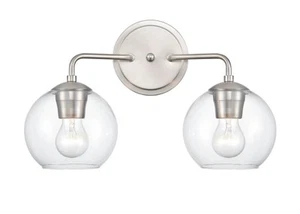 Millennium Lighting 9752 2 Light 16"W Bathroom Vanity Light - Nickel - Picture 1 of 5