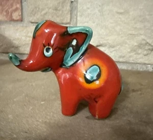Rare VTG 1960's elephant, West German pottery by Cortendorf fat lava era Sticker - Picture 1 of 5