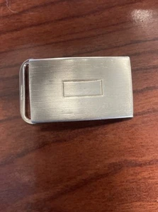 Tiffany & Co Art Deco Vintage Sterling Silver Slide Belt Buckle - Picture 1 of 9