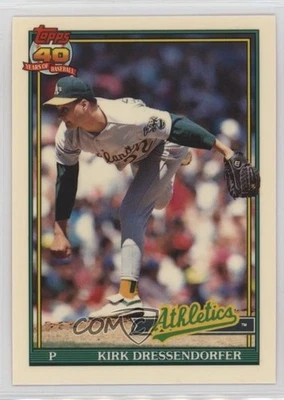 1991 Traded Box Set Collector's Edition (Tiffany) Kirk Dressendorfer Rookie RC - Image 1 of 2