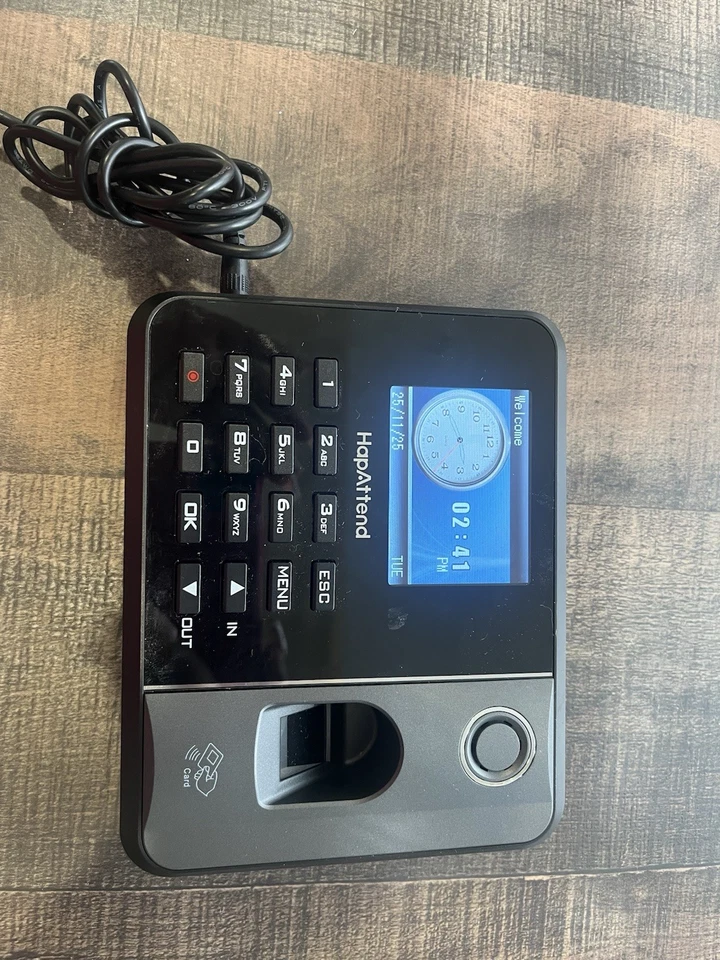 Reloj de Tiempo - Relojes de Huellas Dactilares para Empleados Pequeña Empresa  Foto 1 de 4