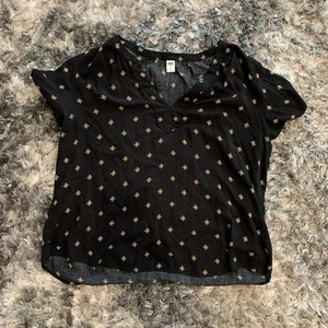 Old Navy Blouse Women XL Black Sleeveless Round Neck Casual - Picture 1 of 5