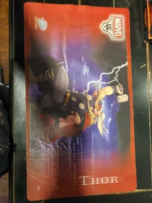 Alfombra de juego Vs System THOR muy rara cubierta superior Marvel Foto 1 de 2