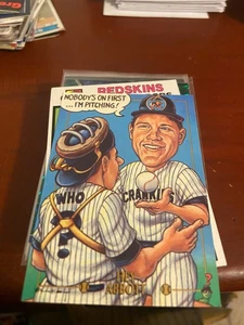 1993 Cardtoons Spoof Card #1 Hey Abbott Jim Abbott - Angels Yankees - Picture 1 of 1