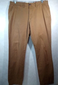 Tommy Hilfiger Chino Hose Herren 36/34* Caramel Custom Fit Flatfront Freizeit - Bild 1 von 24