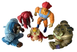 VINTAGE THUNDERCATS FIGURES 1980s LJN Mumm-Ra Slithe Lion-O Snarf Joblot - Picture 1 of 22