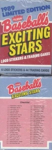 1989 Fleer Limited Edition EXCITING STARS Complete 44 Card Set Puckett Canseco++ - Foto 1 di 1