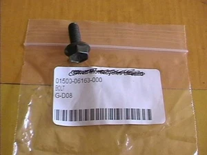 PERNO BRIDA ORIGINAL SUZUKI 6x16 01550-06163 ad ae ah ap 50 an 250 400 dl650 dr + - Imagen 1 de 1