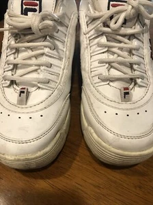 FILA Disruptor II Premium Women's Sneakers White / FILA 8.5 US - Picture 1 of 6