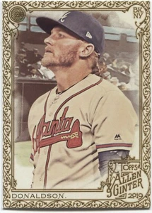 JOSH DONALDSON 2019 Allen & Ginter GOLD BORDER Hot Box - ATLANTA BRAVES - #146 - Picture 1 of 1