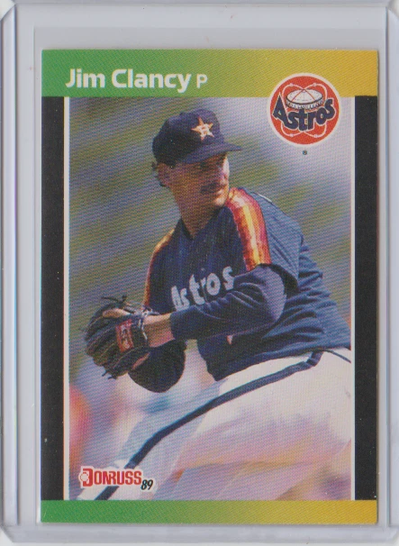 1989 Donruss Traded #T-32 Jim Clancy Houston Astros - Image 1 of 1