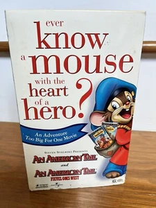 AN AMERICAN TAIL & FIEVEL GOES WEST~VHS Format Box Set 2 Cassettes Cartoon - Picture 1 of 8