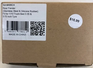 Killer Body 48624 Rear Fender Black For 1/10 Scale Crawlers - Picture 1 of 3