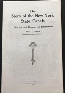 The Story of the New York State Canals Roy Finch Reprint 1925 - Picture 1 of 2