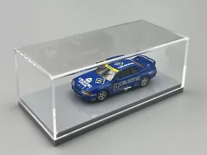 Quality Car Display Case Gray Plastic Base 1/64 scale - Picture 1 of 6