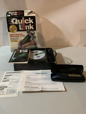 Wizcom Quicklink Pen Handheld Scanner Reader With Box- Tested / Working VGC - Image 1 of 4