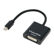 VisionTek Mini DisplayPort to SL DVI D Active Adapter M to F 900341