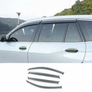 For BMW X5 G05 2019-2023 Smoke Window Visor Vent Shades Sun Rain Guard trim - Picture 1 of 5