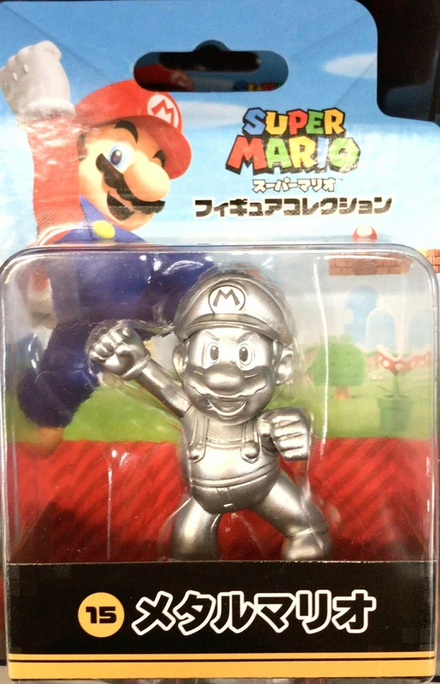 Коллекция фигурок Super Mario / металлический Марио / мини-кукла игрушка Nintendo ЯПОНИЯ 01 - Изображение 1 из 2