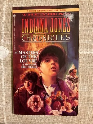 YOUNG INDIANA JONES CHRONICLES #4 – MASTERS OF THE LOUVRE PAPERBACK - Image 1 of 2