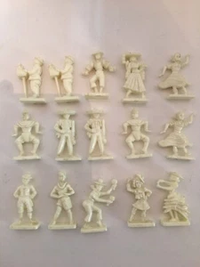 Vintage Müsli Preis Van Brode Co. Plastik Figuren aus aller Welt 50er Jahre - Bild 1 von 4