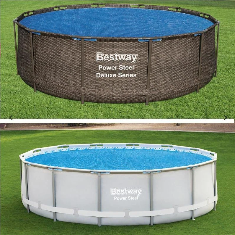 Bâche à bulles pour piscine ronde - 3,05 à 5,49 m Bestway - Photo 1/4
