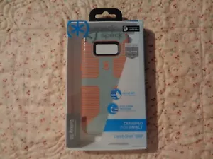 Genuine Speck Candy Shell Grip Case for Samsung Galaxy S8 Grey/Orange - Picture 1 of 2