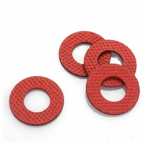 Arandela plana métrica estándar de fibra aislante roja M2 M3 M4 M5 M6 M8 - Imagen 1 de 5