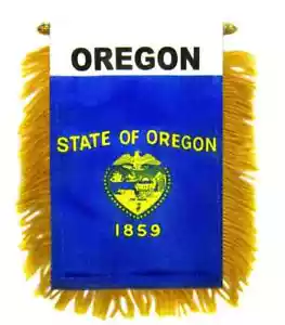 Oregon State Mini Banners - Perfect for Rearview Mirrors & Room Decor - Picture 1 of 4