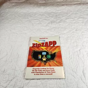 NIB ZipZAPP Pro for MS DOS Windows Mac US Zip Code Time Zone Population - Picture 1 of 2