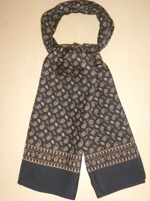 Vintage Retro Scarf Cravat Dapper Retro Neckwear Mod Scooter Indie Ascot Races  - Image 1 of 4