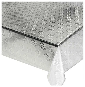 Mantel Transparente Espirales Al Metro H140 PVC Antimanchas Mesa Comedor - Imagen 1 de 2