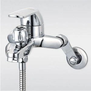 Wandmontage Badewannenarmatur Chrom Finish mit Handduschkopf Set B-1 - Bild 1 von 2