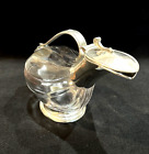 L'esprit & Le'vin Pewter & Glass Duck Shaped Claret Decanter Mcm France Euc!
