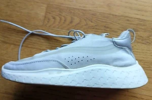 ECCO Women's Therap Lace up Sneaker White Gray Eu 38 7.5-8 - Picture 1 of 6