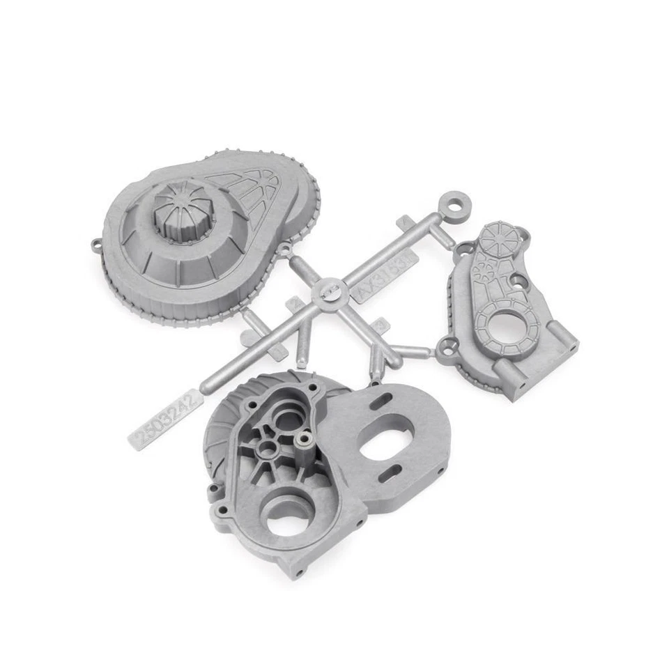 Axial AX31531 LCX Transmission Case Silver : SCX10 II / SCX10 / RR10 Bomber - Image 1 of 1