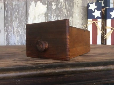 Небольшой выдвижной ящик для шитья по дереву или специй выдвижной ящик по дереву - Изображение 1 из 4