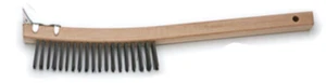 Blue Monster 70610 Bent Handle with Scraper, 3x19 Row Hand Scratch Brush - Picture 1 of 1
